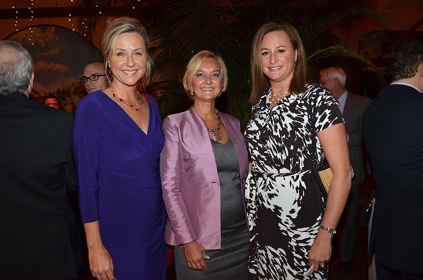 Kristi Bonsack, Sandra Rios and Juliette Valin