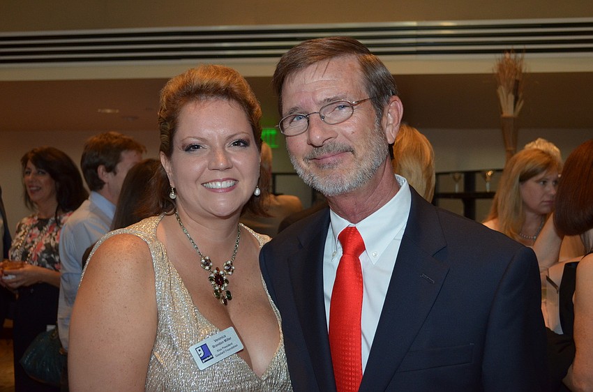 Veronica Brandon Miller and Goodwill Foundation President Bob Rosinsky