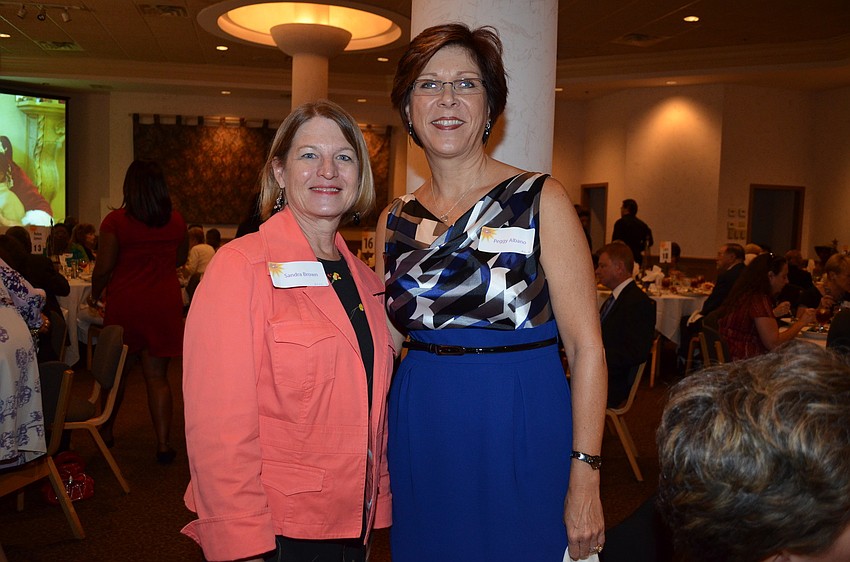 Sandra Brown and Peggy Albano