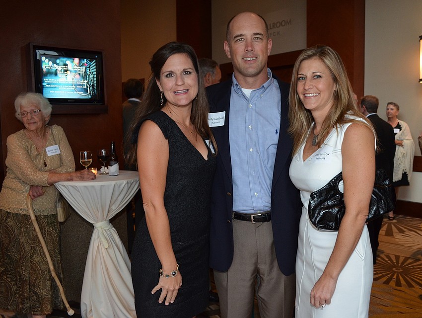 Melissa and Kelly Caldwell with Andrea Cox