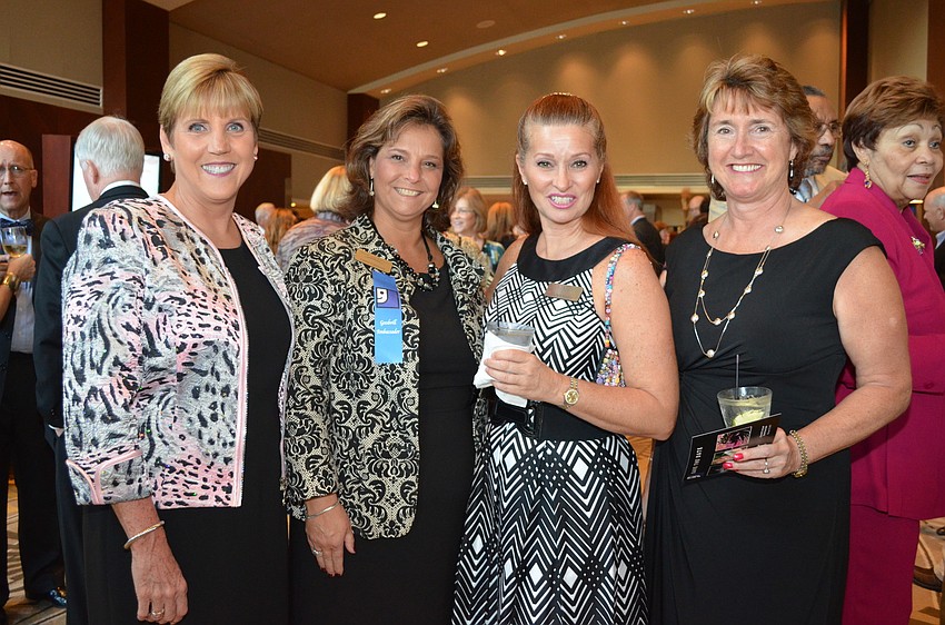 Honoree Margaret Callihan, Laurel Corriveau, Michele Strauss and Kelsie Merrill