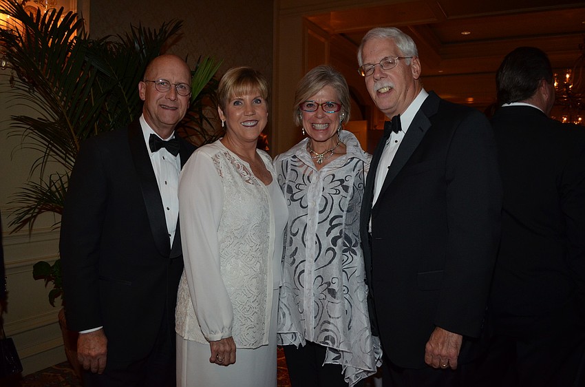 Matt and Margaret Callihan with Roxie and Mike Jerde