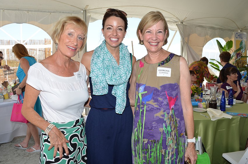 Joan Campo, Diana Kelly and Georgina Clamage