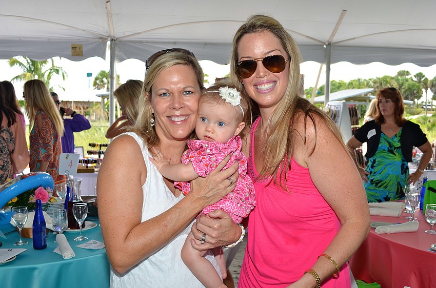 Tamara Chapman with Caitlin and Kristy Cail