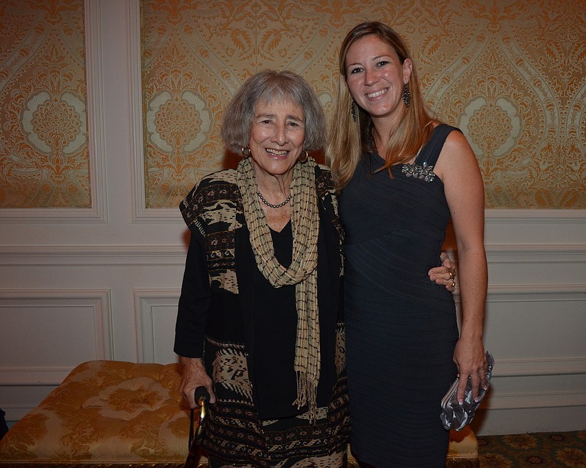 Dr. Eugenie Clark and Jayne Gardiner