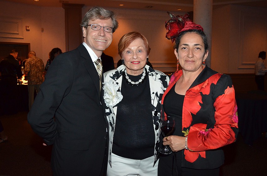 Eric Cross, Mary Ann Robinson and Flor Chaves