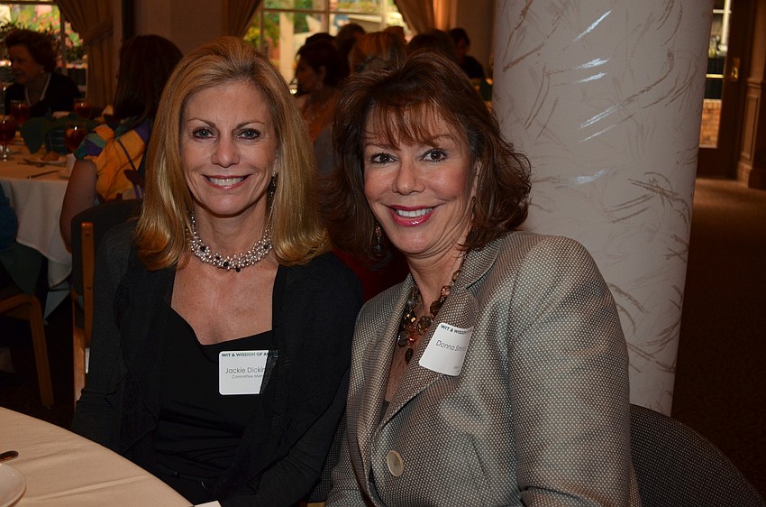 Jackie Dickinson and Donna Simmons