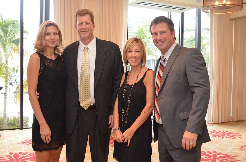 Jill and Russ Dozeman with Michael and Nicole Allen