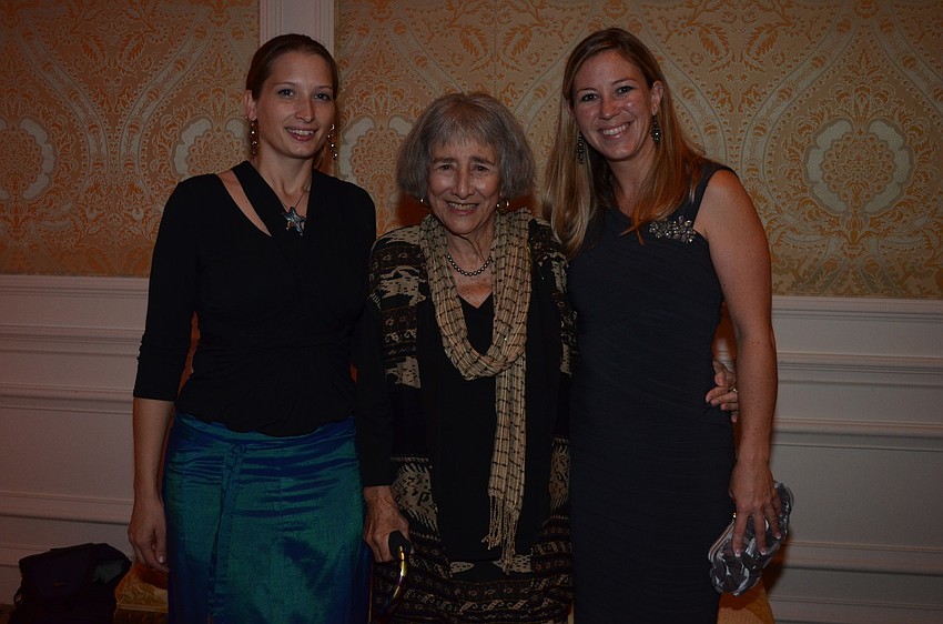 Rachel Dreyer, Dr. Eugenie Clark and Jayne Gardiner