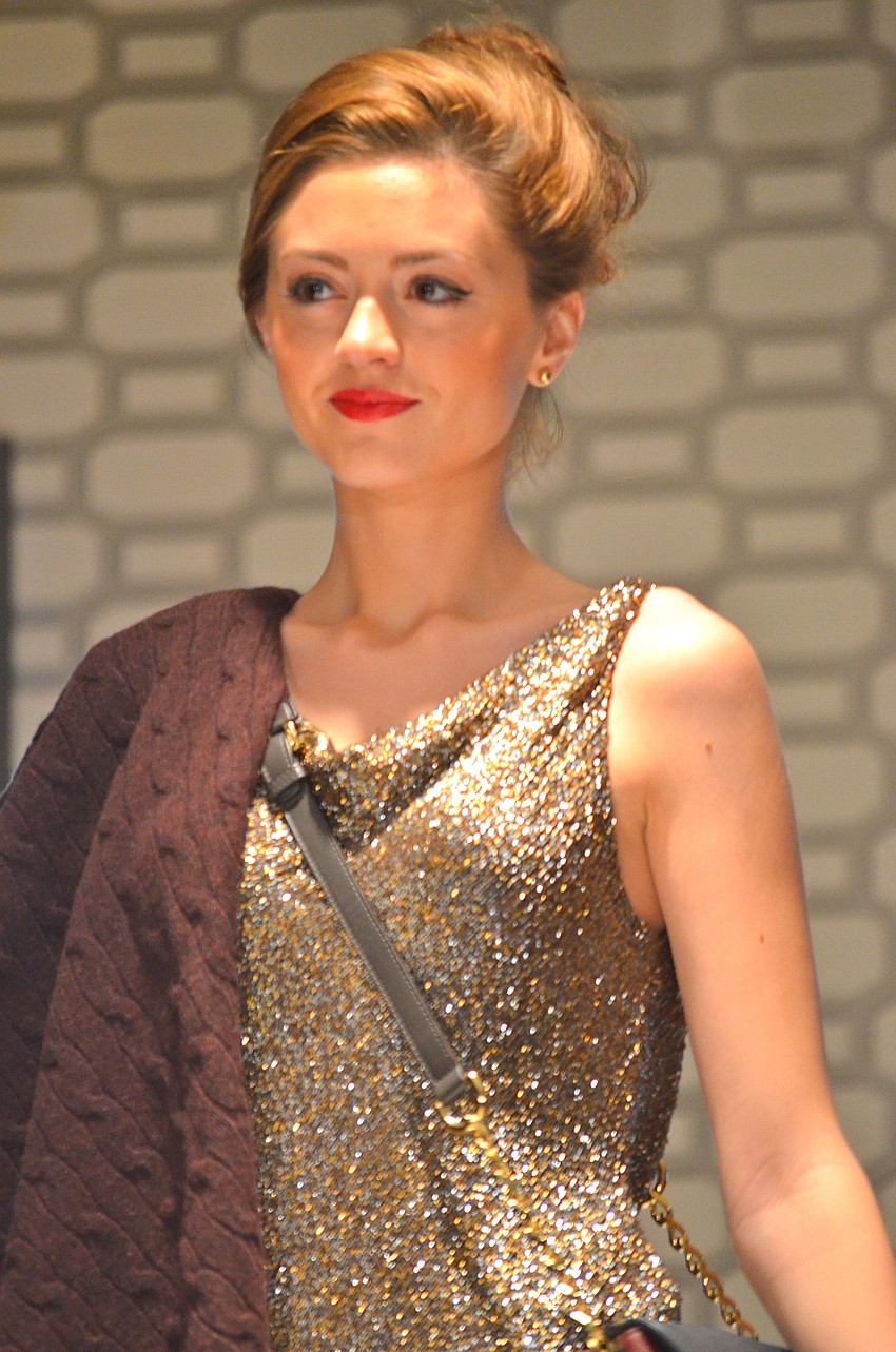 Models walked the runway in the latest styles from Saks Fifth Avenue.