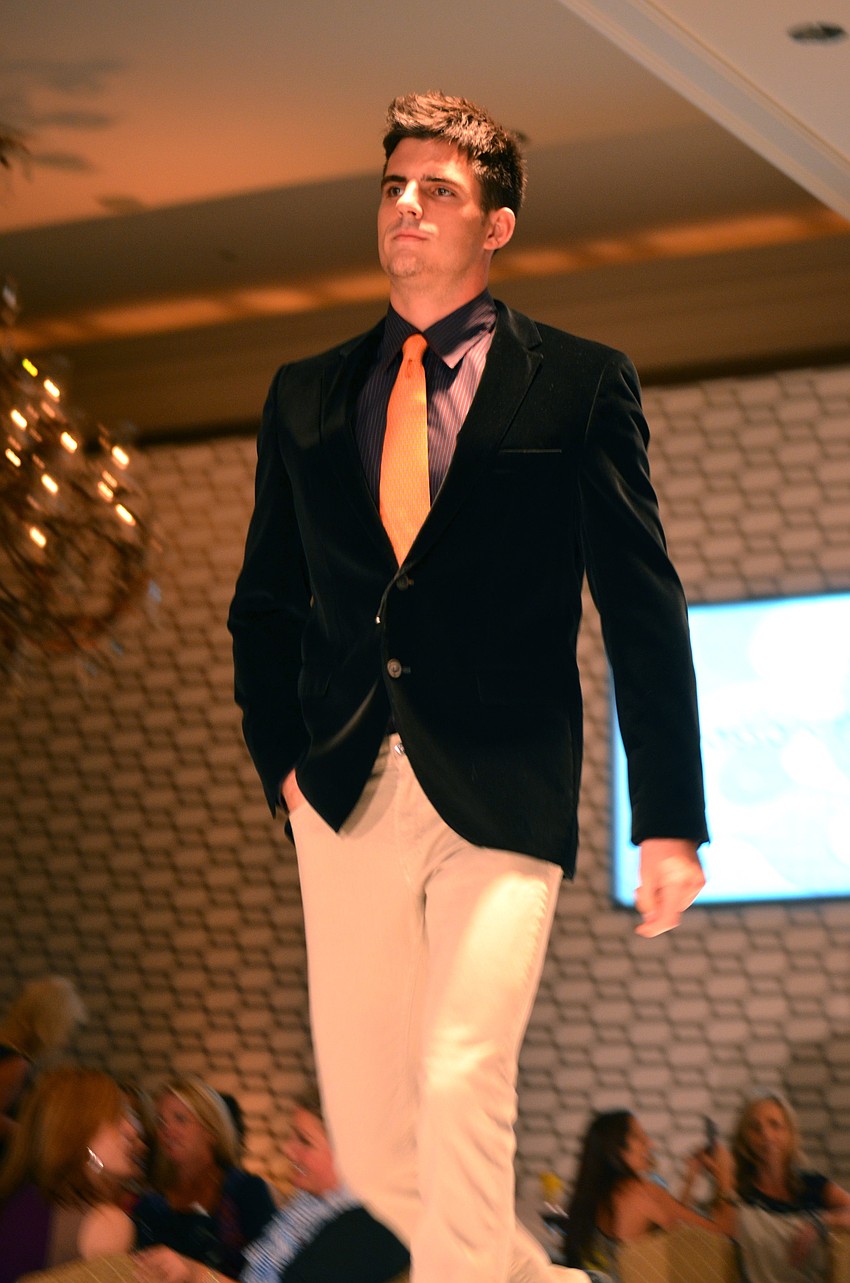 Models walked the runway in the latest styles from Saks Fifth Avenue.