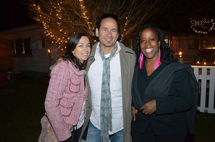 Elke Edelsbacher with Co-Chairs Guenther Edelsbacher and Thetu Kishoiyian
