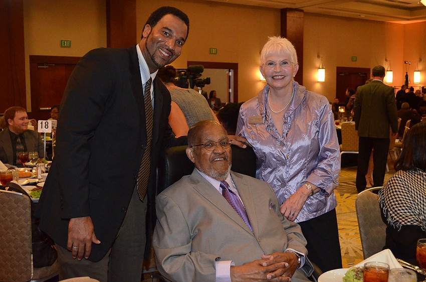 Clee Elie, Dr. Ed James and Caroline Zucker