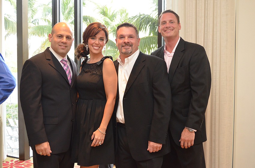 Scott and Kelly Engel with Steve White and Clay Curtis