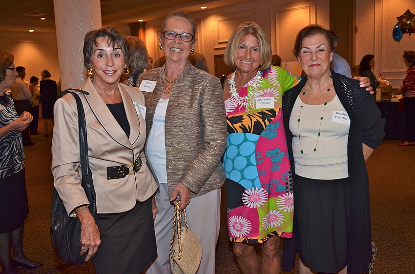 Mary Ann Fair, Betty Ewing, Mary Ann Oâ€™Neil and Rosalyn Fleischer