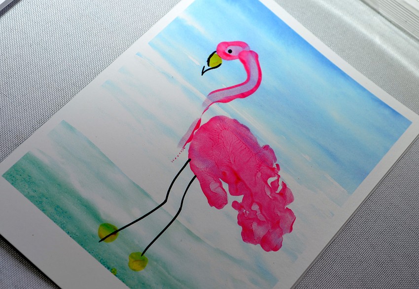 Three and 4-year-old children from Children First designed cards that were sold at Flip Flops & Fashion.