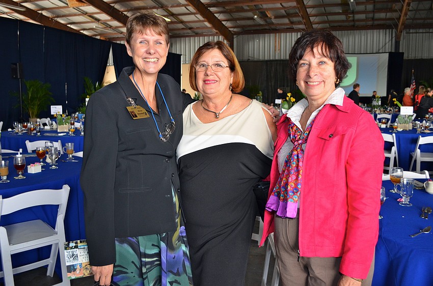 Margie Genter, Mary Lou England and 
Susan Lowy
