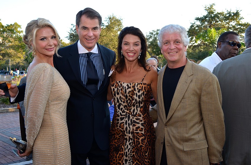 Kelly Gettel with Chris and Aimee Cogan and Ed Bertha