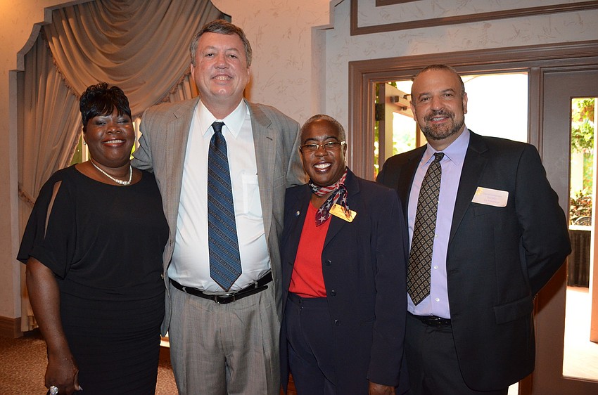 April Glasco, Adam Tebrugge, Carolyn Mason and David Goldman