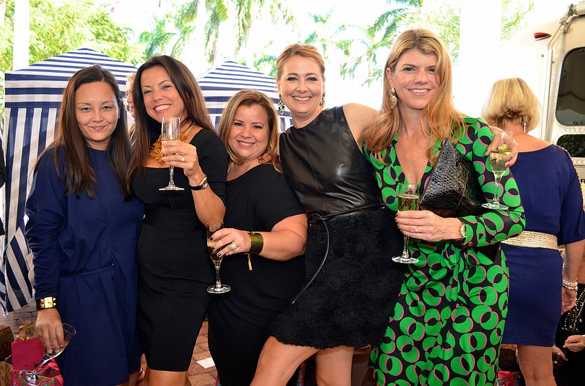 Hilde Goertz, Irene Fuchs, Suzette Freeman, Cathy Lubner and Shannon Woodard