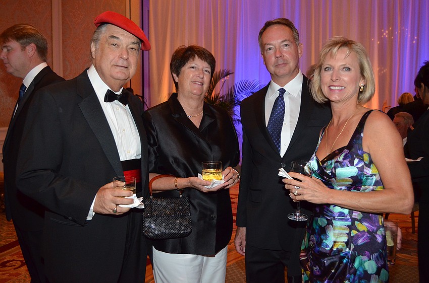 Dr. Gerald Greene and Martha Noyes with Dave and Michelle Sylvester