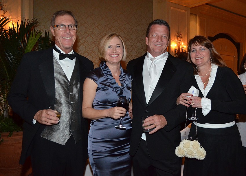 John and Kathy Hargreaves with Chris and Mary Brown