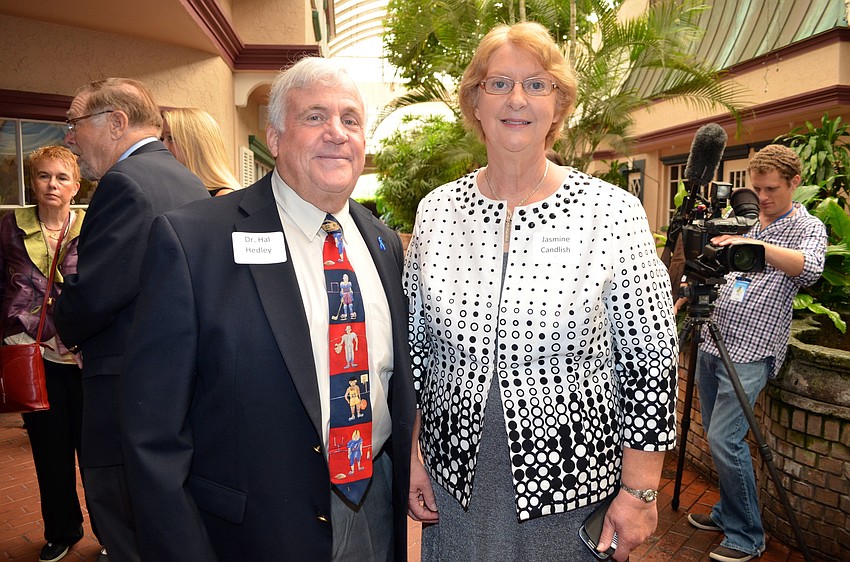 Dr. Hal Hedley and Vanessa Candlish, president of the Childrenâ€™s Guardian Fund