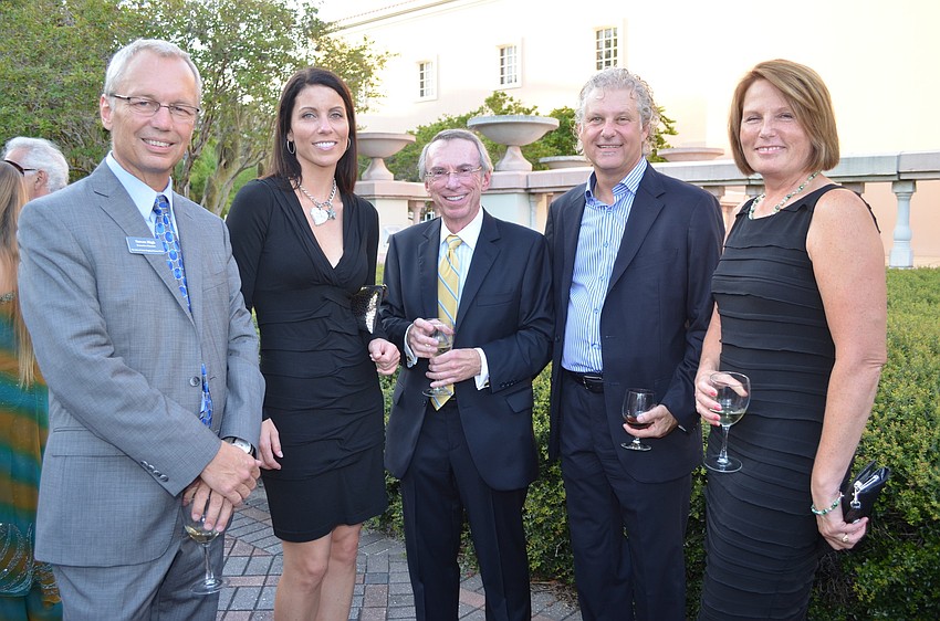 Ringling Museum Executive Director Steven High, Marsa Truscott, Patrick Hennigan, Martin Hurwitz and Lisa High