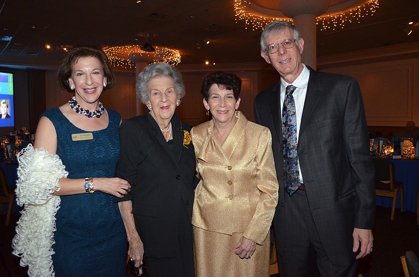 Sue Jacobson and Dorothy Jacobson with Judy and 
Alan Wertheimer