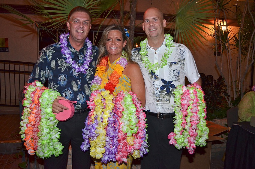 Warren Jennings, Paula Moore and Bruce Brown