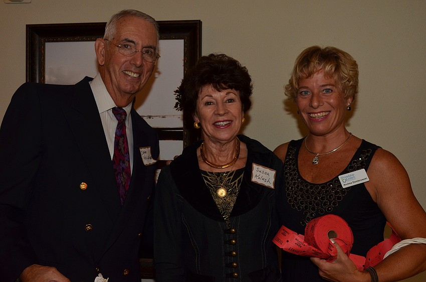 Sam and Susan Kalush with Andrea Dombrowski