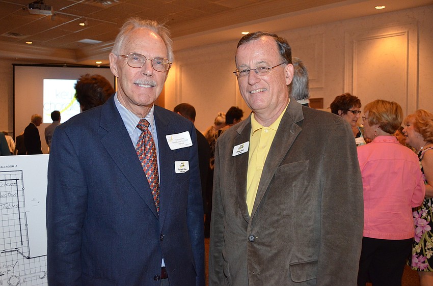 Board Vice President Richard Lilley and Board President Peter Gray