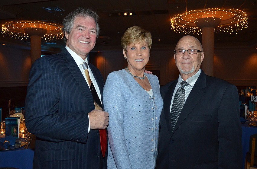Gregory Miller, honoree Margaret Callihan and Mavin 
Albert