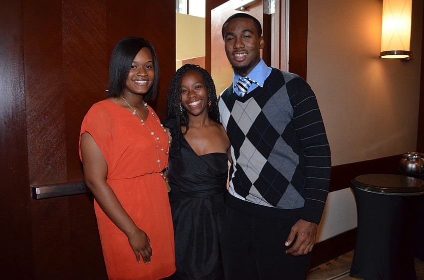 Tesia Milton, Denisha Allen and Liston Gregory III