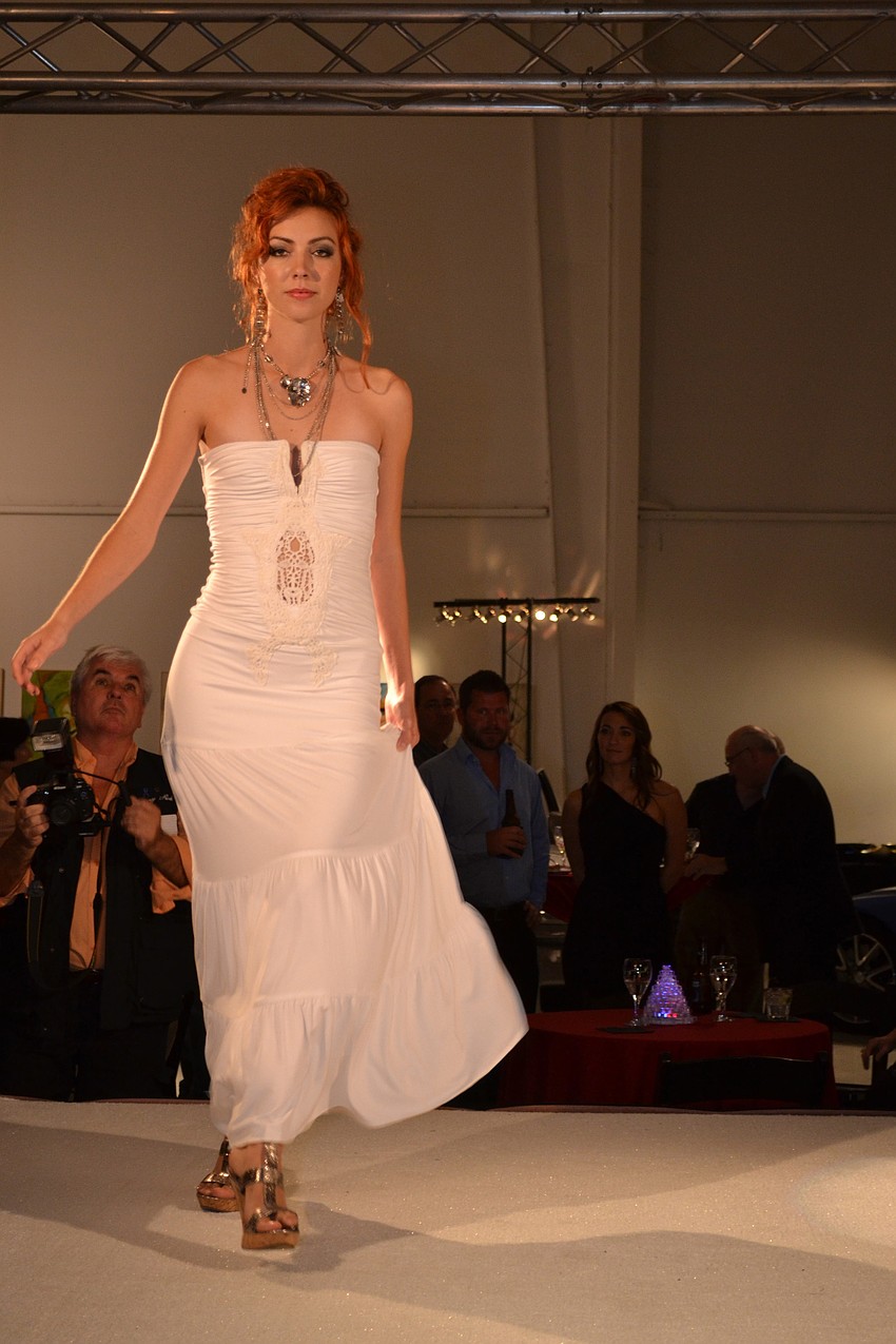 Foxy Lady fashions were featured in a runway show.