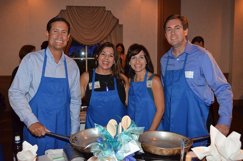 Erick Morales, Marineyda Oyola and Michele and Tim Trzcinski