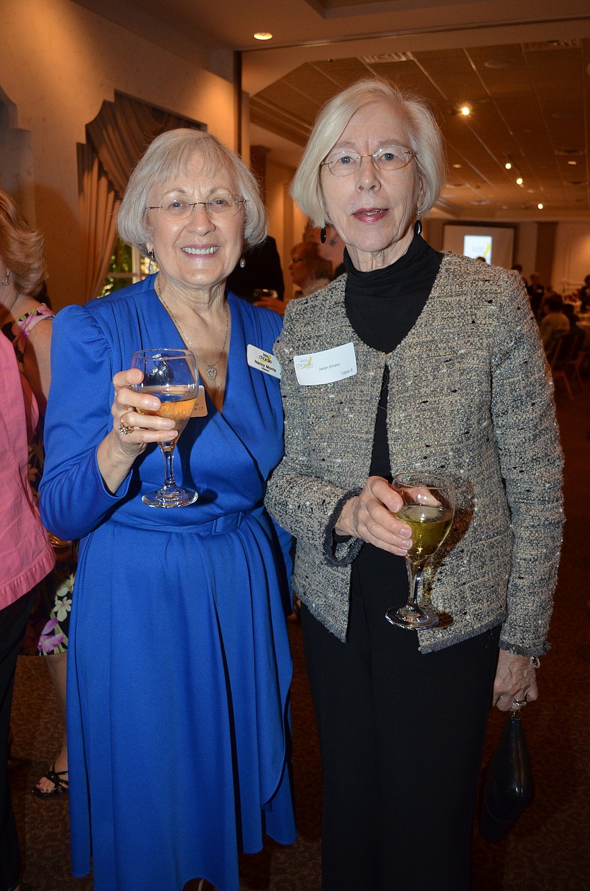 Nancy Morris and Jean Emery