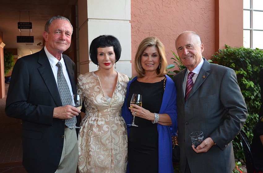 David and Jacqueline Morton with Sandra and Erik Lindqvist