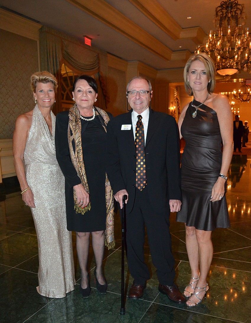 Co-Chairwoman Katie Moulton, Christine Butler and 
Alfred Rose with Co-Chairwoman Beth Knopik