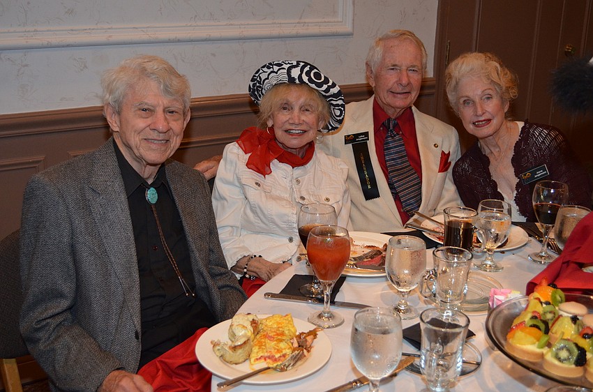 Bill Olson and Barbara Geldbart with Luther and Joyce Jungemann