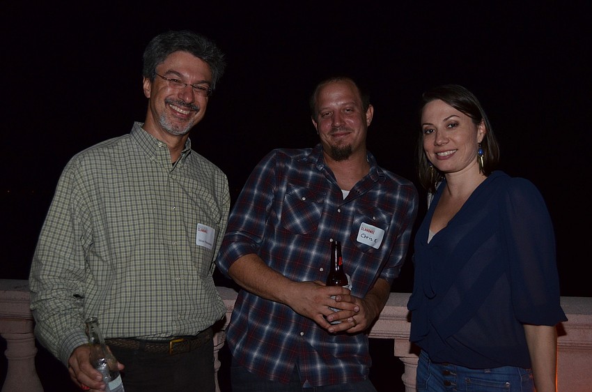 Istvan Peteranecz with Chris and Helena Karabatsos