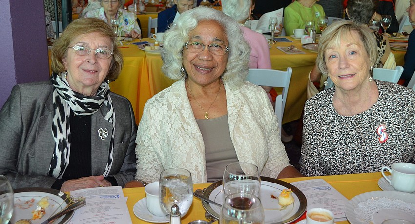 Bette Petrella, Helen McBean and Sara 
Bagley