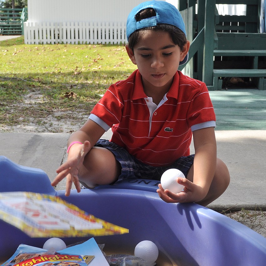 Gabriel Rodriguez chose a ball over a book.