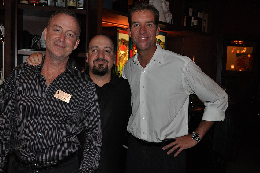 Celebrity bartenders Jeffery Kin, Maverick Johnson and John Chapman
