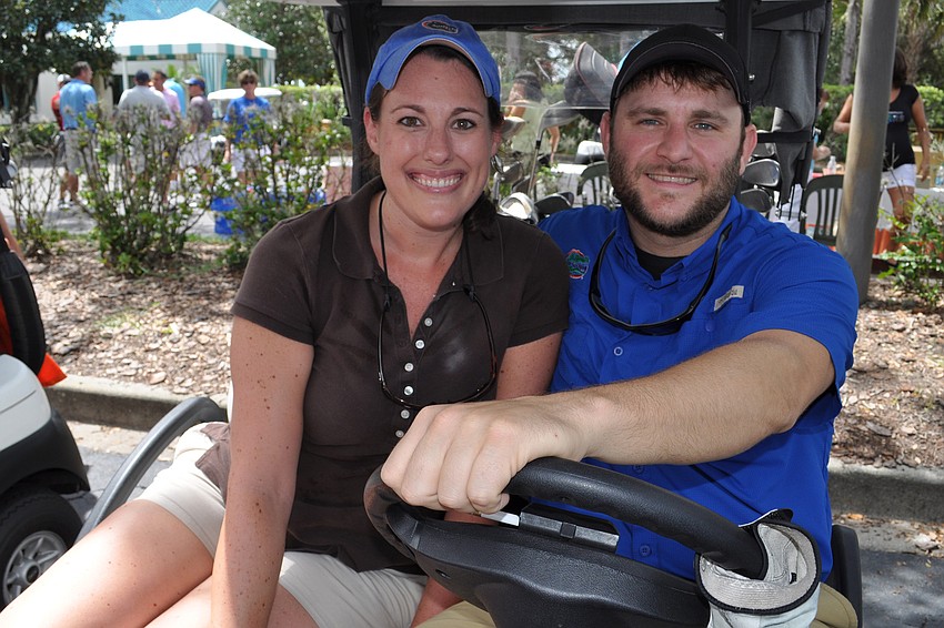 Jen McGloin with Jay Coy were eager to start playing.