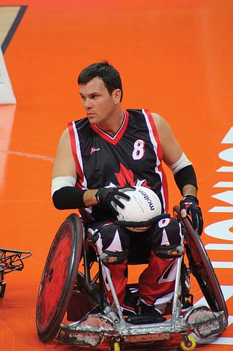 A natural athlete, Mike Whitehead found solace in wheelchair rugby after a car accident left him a quadriplegic in 1999. Courtesy photos.