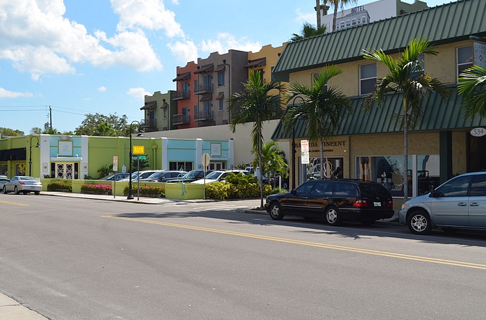 The City Commission will discuss a proposal to close Pineapple Avenue for the Sarasota Chalk Festival.