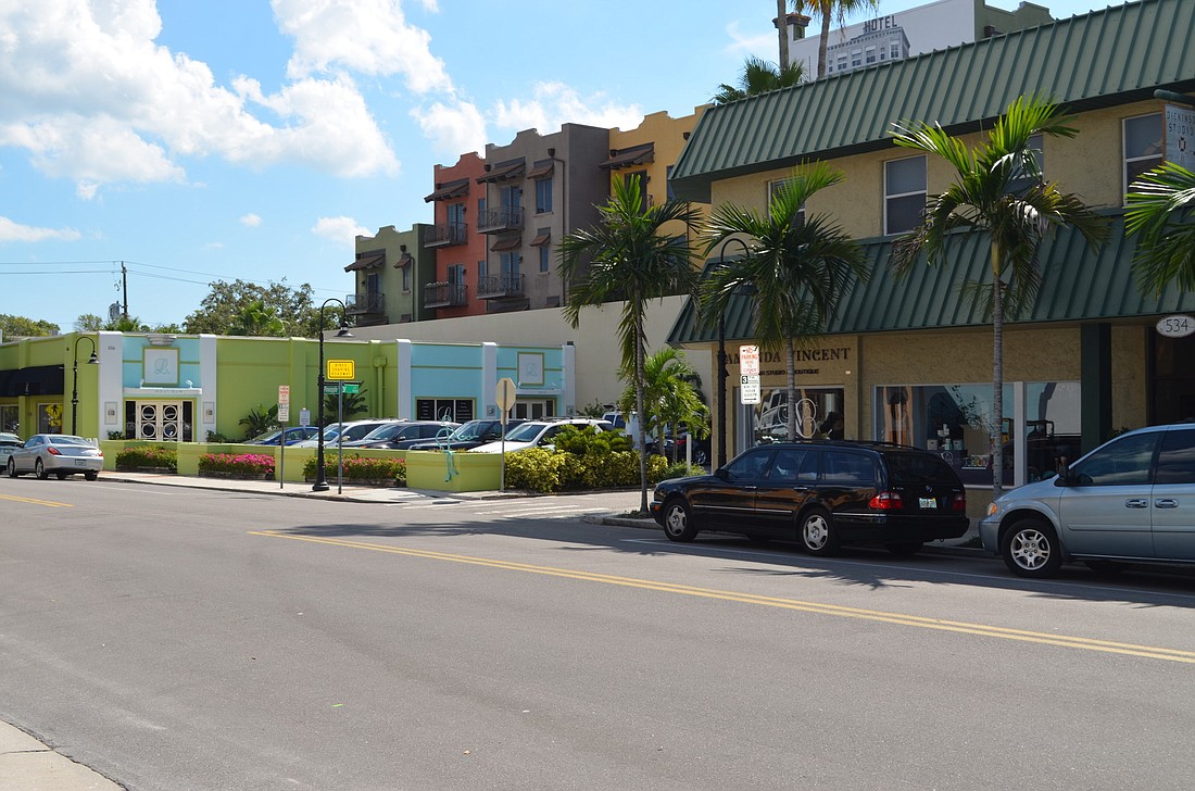The City Commission will discuss a proposal to close Pineapple Avenue for the Sarasota Chalk Festival.