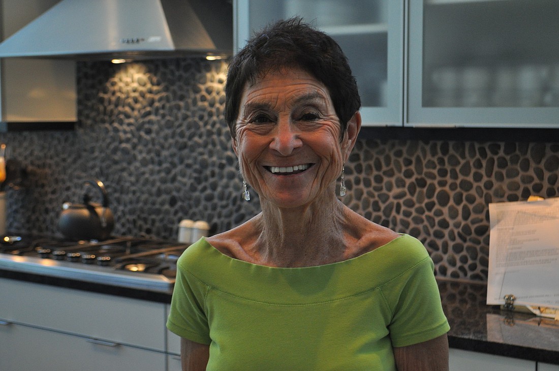 Susan Landau has become known on Longboat Key for her salmon in the dishwasher.