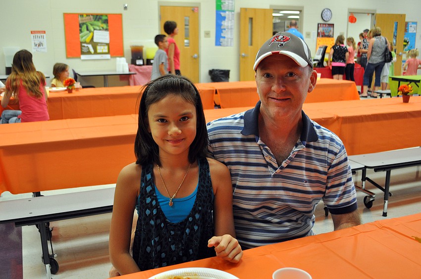 Steve Anderson with his daughter Angelina